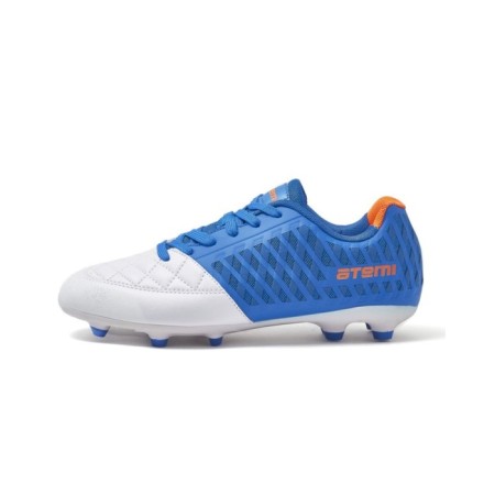Beats football ATEMI SD700 MSR, synthetic leather, white-blue color, size 45-1