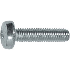 Винт Steelrex, оцинкованный, DIN 7985, класс прочности 4.8, М3х20 мм, 2000 шт