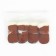 Shoes "for a walk", set 4 pcs, 4 size, brown