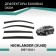 Defly window deflectors for Toyota Highlander (XU40), 2007-2013