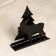 Napkin "forest" 12x3cm, black
