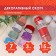 Sticky tape polymer for decor with sparkles "intensive", 15 mm x 3 m (set 7 pcs)