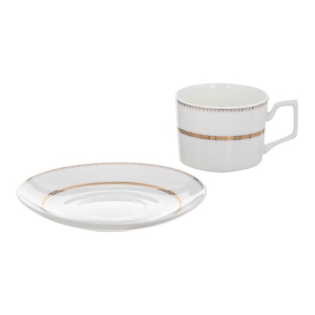Tea tea set Wy Grace, 12 objects, mug 250 ml 6 pcs, saucer d = 15.5 cm 6 pcs, porcelain-3
