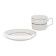 Tea tea set Wy Grace, 12 objects, mug 250 ml 6 pcs, saucer d = 15.5 cm 6 pcs, porcelain