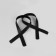 Handles for bag, pair, 52 ± 2 × 2 cm, black color
