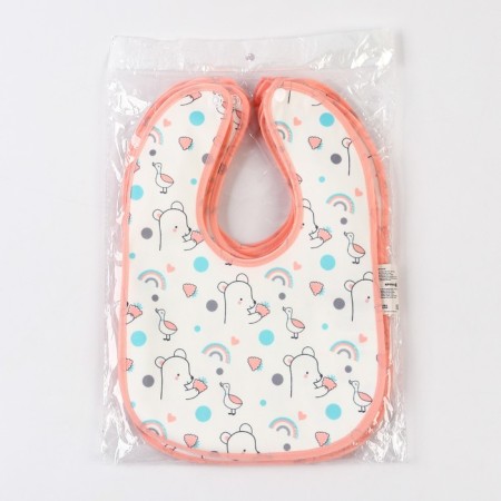Badion of the children's baby I (packing 10 pcs., Pink edging)-5