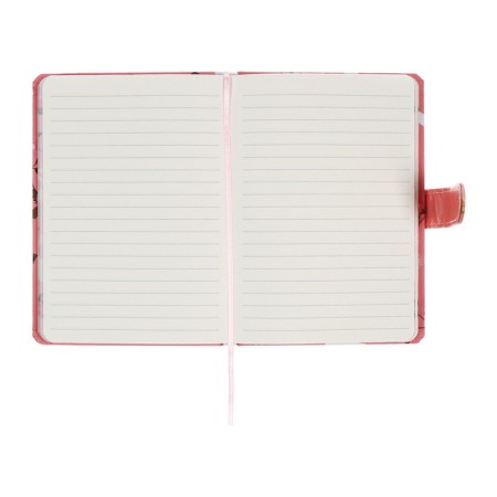 Notebook Gift 112l, Line, with a Fleet, a cut with a pattern of the cover, flowers (17.7x13.5cm) 1-5