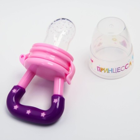 Nibbler "Princess", with a silicone mesh, the color is pink-2