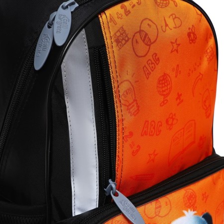 School backpack, 37 x 26 x 13 cm, ergonomic back, calligrata orth "Panda"-12