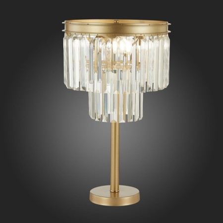 ST LUCE bedside lamp. SL1624.204.03. Ercolano. 3x40 watts, E14, 40x40x62 cm, Shampan-2