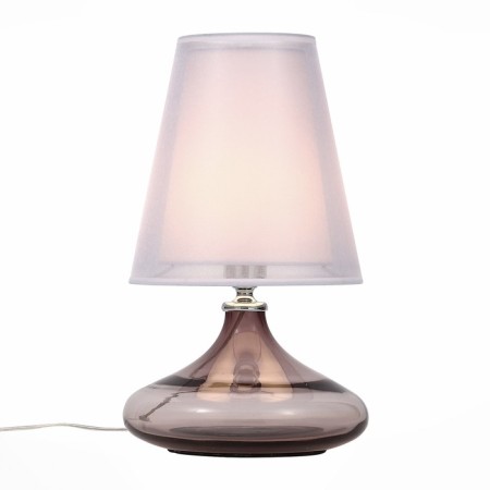 ST LUCE bedside lamp. SL974.604.01. Ampolla. 1x60 W, E27, 24x24x42 cm, chromium color, pink