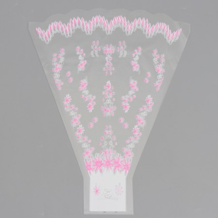 Package Flower glass "Melody" Pink, 30 x 40 cm, mix-1