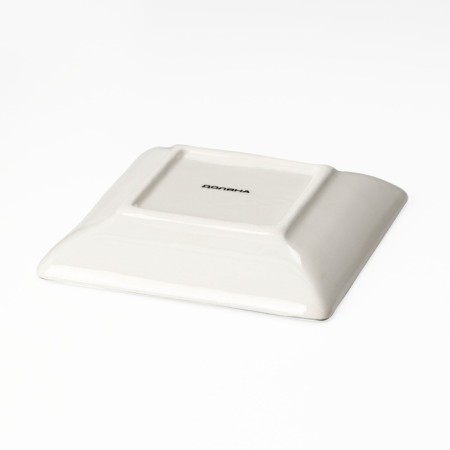 Serving shares "Christmas snowman", 15 × 15 cm, white color-2