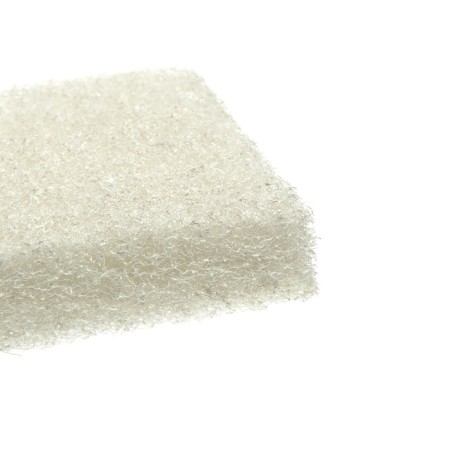 Sponge-pad white, not scratching, nylon, 25x12x2 cm-1