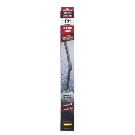 Avs Basic Line BL-17, 17 "/ 430 mm, frameless wiper brush-3