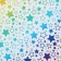 Paper Glossy Paper "Rainbow Stars", 70 x 100 cm