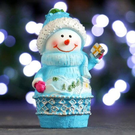 Figure "Snowman" 7x5x9cm, mix-1