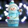 Figure "Snowman" 7x5x9cm, mix