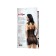 Combinations and Thong Candy Girl Luscious, size XL, Black Color