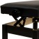 Music Life Piano Bange Sit 55 x 34, height 48-58 cm, black