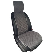 Syden seat Alcantara Skyway Expensiv, gray, white line, s01302015