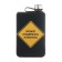 Alcohol flask "may contain alcohol", stainless steel, 270 ml, 9 oz