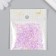 Glass 11/0 "Matte. Melange Lilac" 10 g