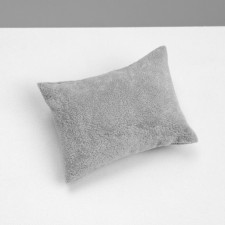 Jewelry pillow, phlock, 6.5 × 8 × 2.5 cm, gray color
