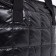 Soper bag with zipper, black color