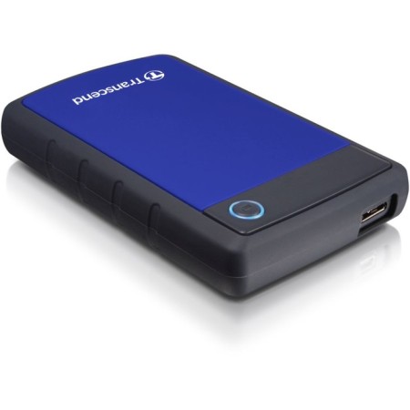 External hard drive Transcend USB TS1TSJ25H3B Storejet 25H3, 1 TB, USB 3.0, 2.5 ", blue-1