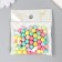 Beads for creativity plastic "Ball. Multi -colored overflow" set 20 g d = 0.8 cm