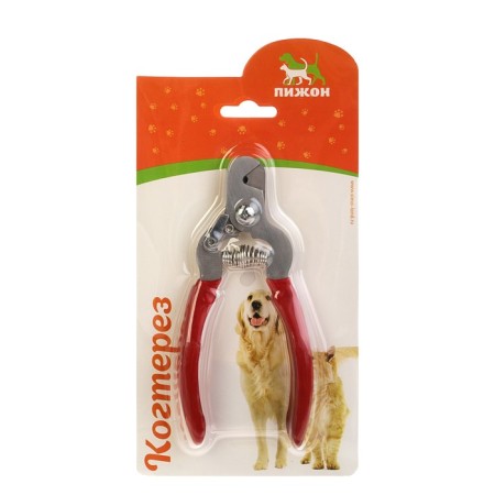Clawerus-sequel with voluminous rubberized handles, a hole of 13 mm, red-4