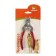Clawerus-sequel with voluminous rubberized handles, a hole of 13 mm, red