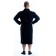 Tainted male bathrobe, size 56, black color