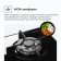 Hon surface Delvento V60N41S111, gas, 4 burners, black