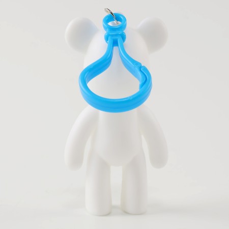 Diamond keychain "Bear", black color, with your own hands-6