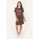 Tunic July Girls, size 50, brown color