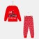 Pajama nursery, red color, height 104 cm