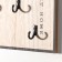 Decorative tree hooks "House, dear house" 2.5x19.5x25 cm