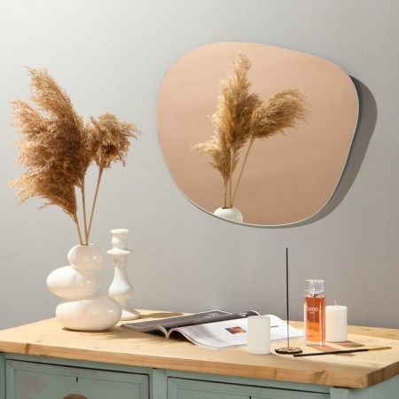 Wall mirror, rotary, 55x50 cm, with 3 plates