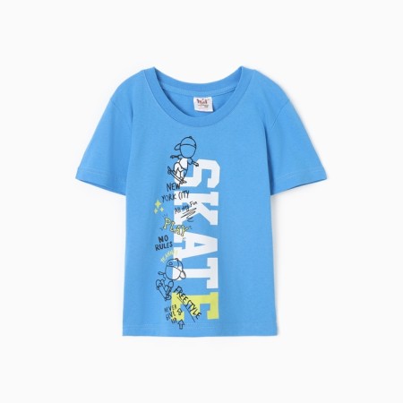 T -shirt for a boy, blue color, height 140