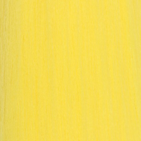 SIM-BRAIDS Kanecalon is monophonic, corrugated, 65 cm, 90 gr, yellow color (#yellow)-1