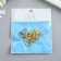 Handle for the casket metal "horseshoe" gold 2.6x2.4 cm