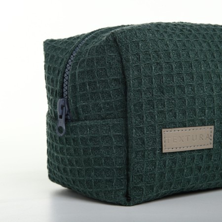 TEXTURA lightning cosmetic bag, green color-5