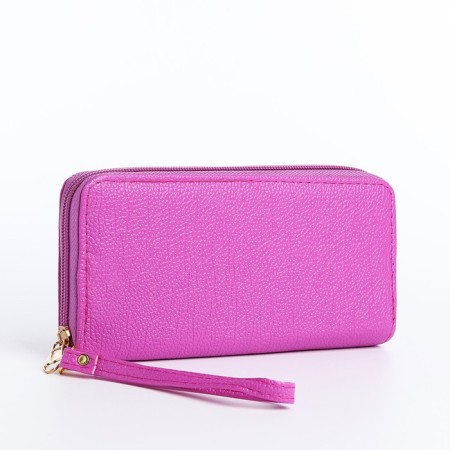 Women's wallet with lightning, lilac color