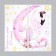 Sticker Plastic Interior color "Ballerina and unicorn per month" set 2 sheets 30x60 cm 954020