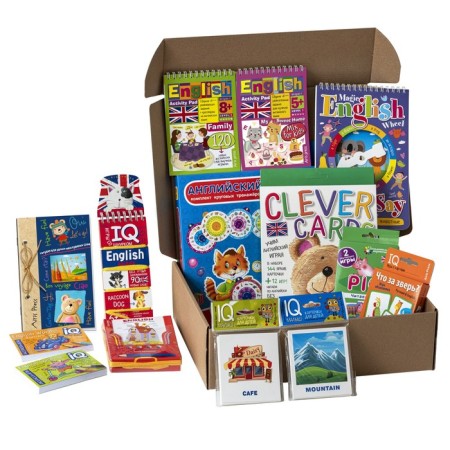 Package. A large IQ-game set for learning English. Level 2
