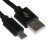 MicroUSB cable - usb, 2.1 a, nylon braid, 1 meter, black