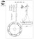 Suspended chandelier ST LUCE. SL1633.203.16. Olvera. 16x40 watts, E14, 80x80x37 cm, matte gold color