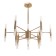 Sigrid chandelier 12xg9 gold 66x66x65 cm